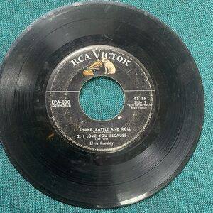 ELVIS compilation “I Love You Because” and “Lawdy Miss Clawdy “